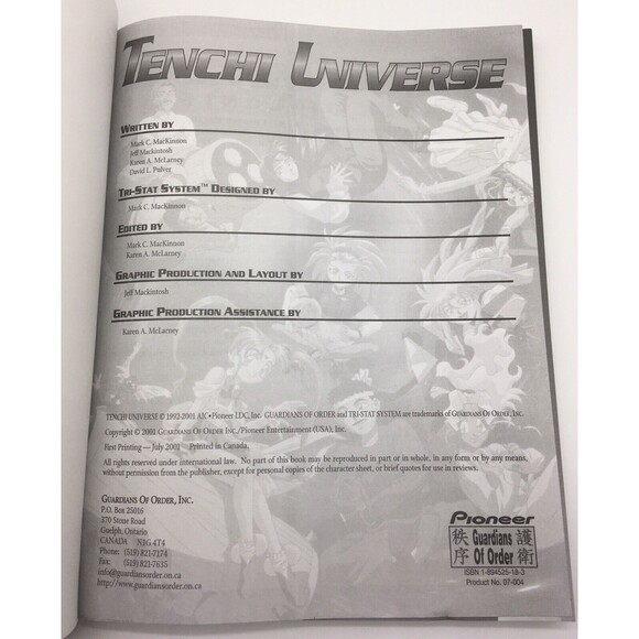 Tenchi Universe by Mark C. MacKinnon (2001, Paperback) Anime Role Play Guide - Picture 5 of 10